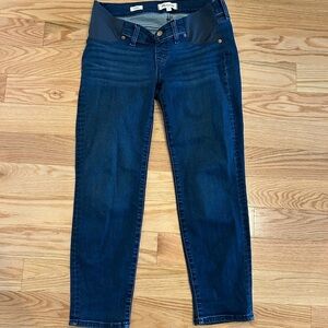 Madewell maternity stovepipe jeans size 28